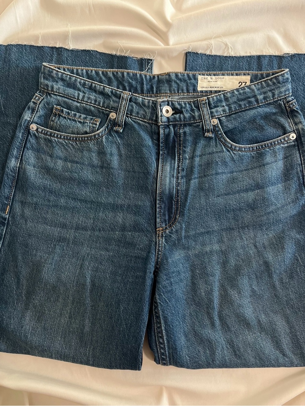 Rag & Bone Lori Mid Rise Wide Leg Jeans ✨ - Picture 4 of 6